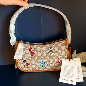 COACH x Disney Limited Edition 50th Anniversary Signature Swinger Crossbody Bag